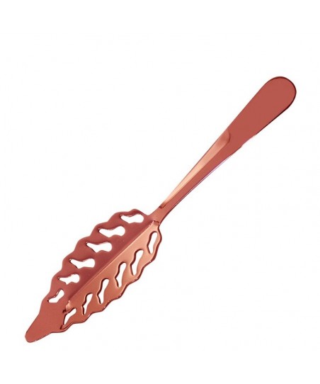 DeLuxe ABSINTHE Spoon, COPPER Plated [47 RONIN] LEAF