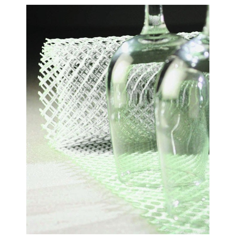 Shelf Liner / Glass Mat, White 5m