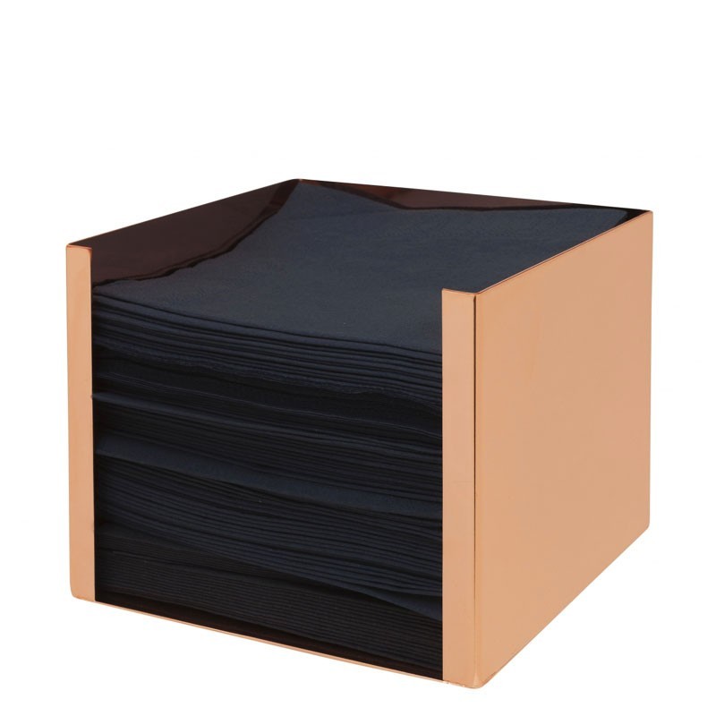 Napkin Holder COPPER plated [MEZCLAR] Bar Caddy, Metal