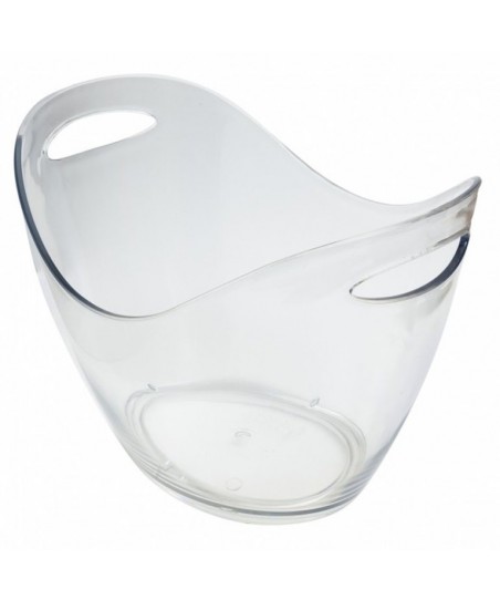 Large Transparent Ice Bucket 8L – Champagne & Beverage Cooler for Parties and Terraces
