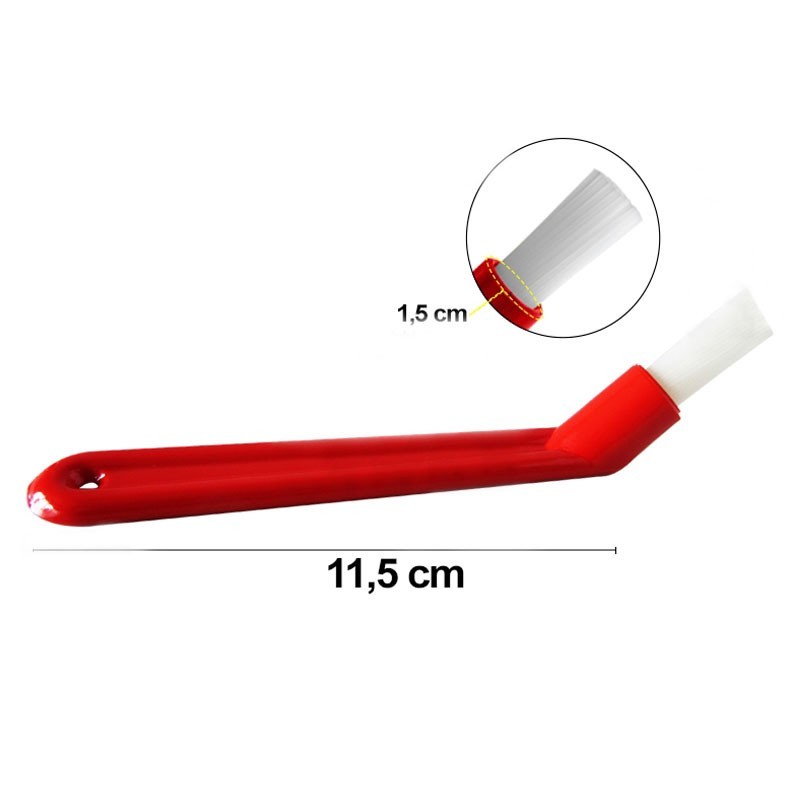 RED Cleaning Brush - for GROUP SHOWER Screen of Coffee Machine