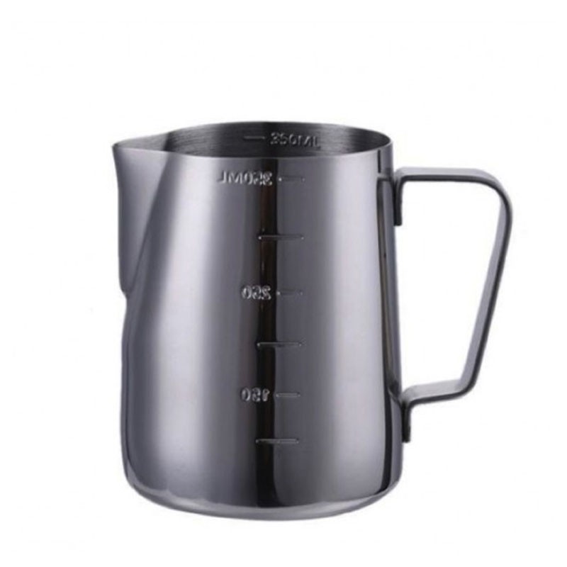 GREY 600ml Milk Jug with SCALE [BARISTA LINE] Pitcher