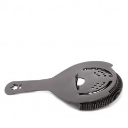 FEKETE GunMETÁL KORIKO® Hawthorne Koktél Spirálszűrő [Cocktail KINGDOM] Strainer