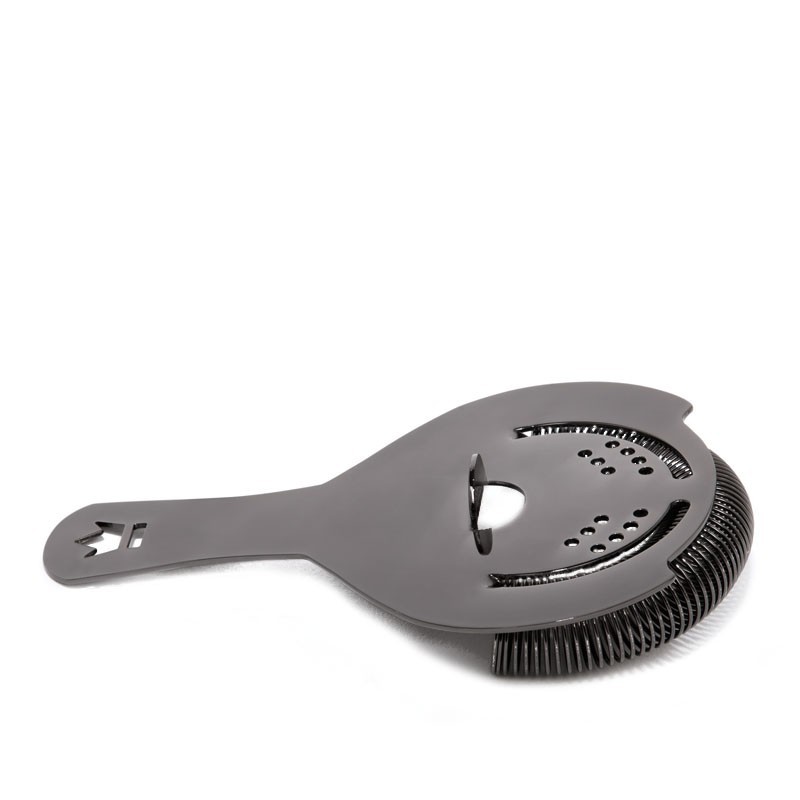 FEKETE GunMETÁL KORIKO® Hawthorne Koktél Spirálszűrő [Cocktail KINGDOM] Strainer