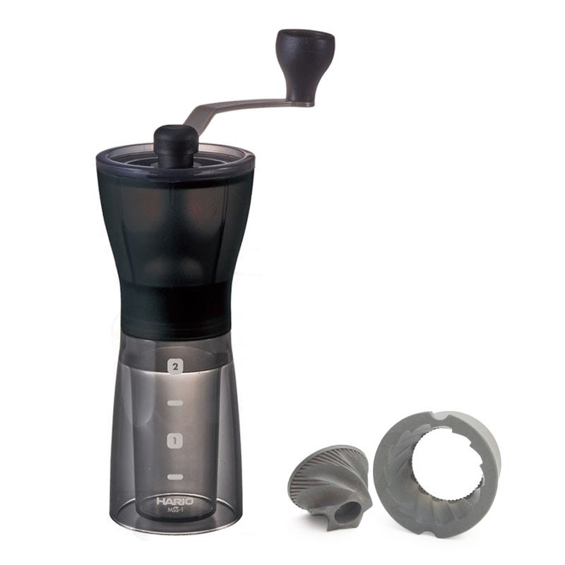 Kézi Kávédaráló, CERAMIC Slim PLUS [HARIO] MSS-1DTB Mini Coffe Mill