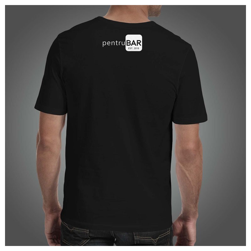 T-Shirt - BARISTA Design (Male) logo pentruBAR