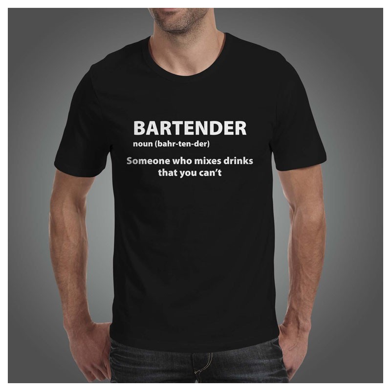 T-shirt - BARTENDER Design (Men)