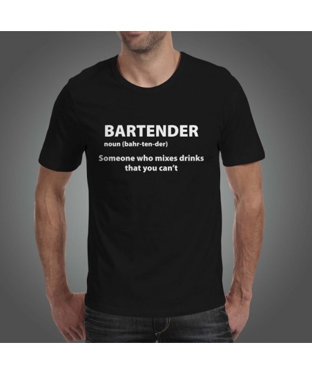 T-shirt - BARTENDER Design (Men)