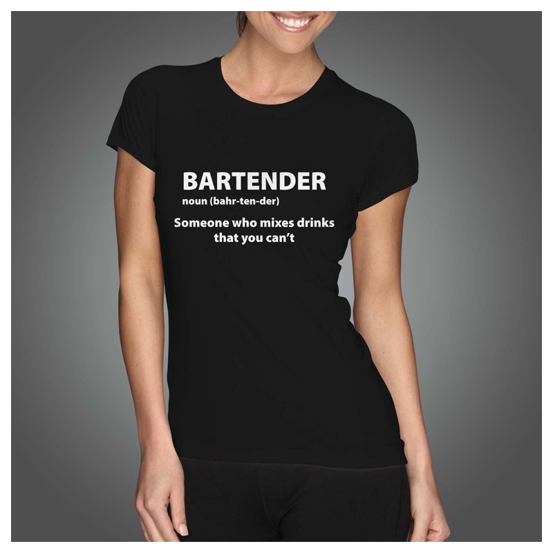 T-Shirt - BARTENDER Design (Female)