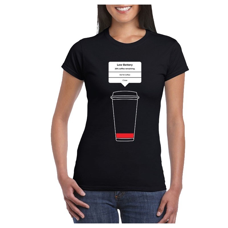 T-Shirt - LOW BATTERY Design (Female)
