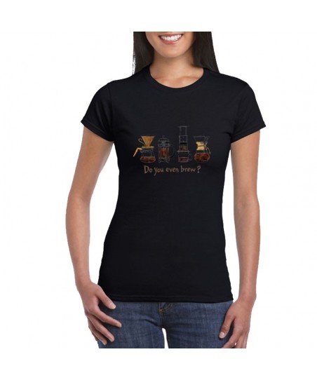 T-Shirt - "Do You Even Brew?" Design Barista (Female)