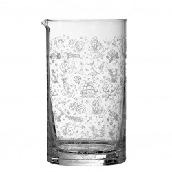 TATTOO Üveg Keverőpohár [UrbanBAR] 600ml - Mixing Glass