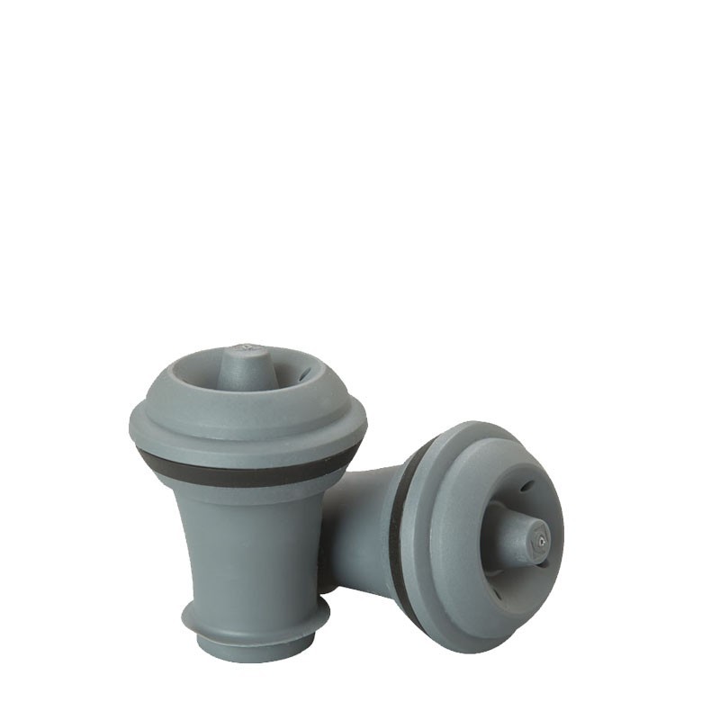 Wine Stopper corks (rubber) - 2pcs /set Grey