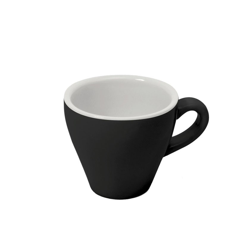 ESZPRESSZÓ Csésze [BARISTA LINE] FEKETE Porcelán, 90ml