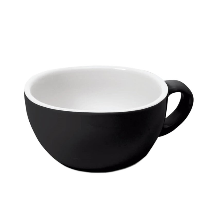 CAPPUCCINO cup [BARISTA LINE] BLACK Porcelain, 200ml