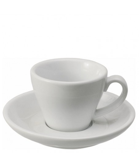 CAPPUCCINO Set (Cup&Saucer) [BARISTA LINE] WHITE Porcelain