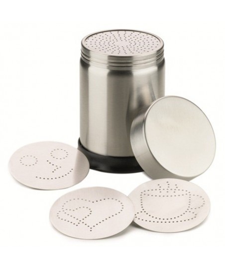 DeLUXE Cocoa / Cinnamon Dispenser [MOTTA] with 4 Shapes