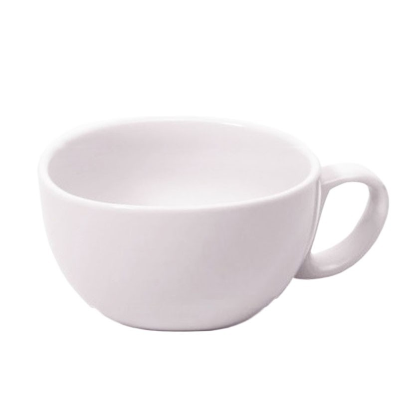 LATTE csésze [BARISTA LINE] FEHÉR Porcelán, 350ml