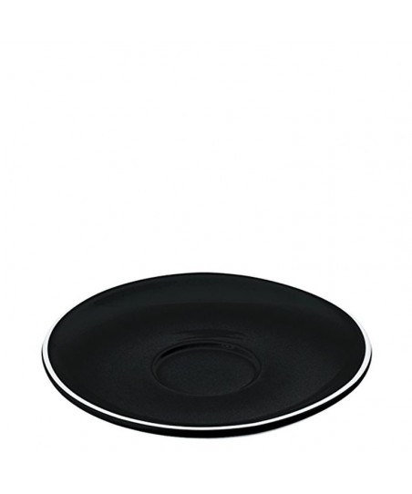 BLACK Saucer for ESPRESSO Cup [BARISTA LINE] Porcelain