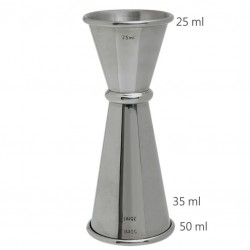 GINZA 25 /50 ml Jigger [MEZCLAR] Japán Stílusú Koktélmérce
