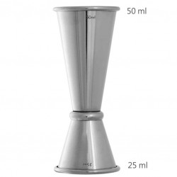 GINZA 25 /50 ml Jigger [UrbanBAR] Japán Stílusú Koktélmérce