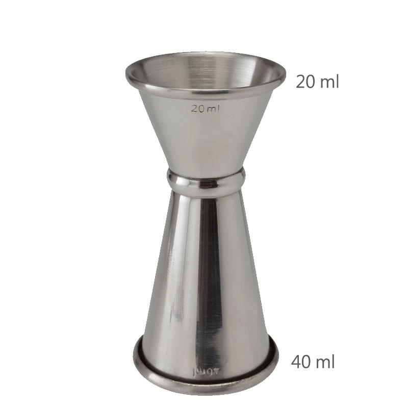 GINZA 20 /40 ml Jigger [MEZCLAR] Japán Stílusú Koktélmérce