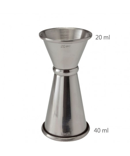 GINZA 20 /40ml Mérce [MEZCLAR] Fém Jigger