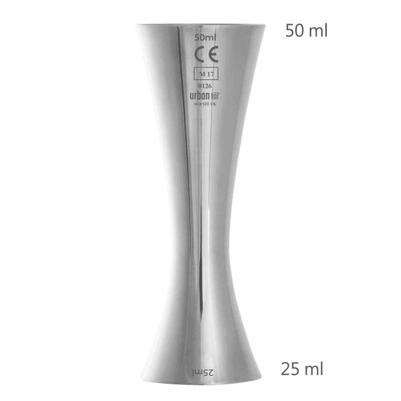 CE Marked AERO Jigger 25/50ml [UrbanBAR] Professional Bar Measure