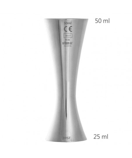 Jigger AERO 25 /50ml CE Marked [UrbanBAR] Volume Measure, Metal