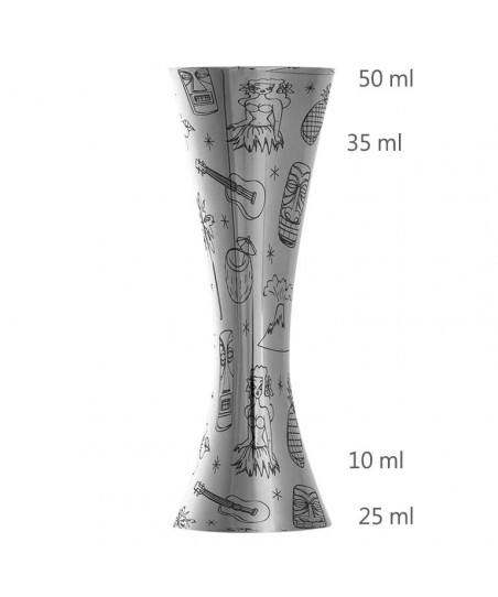 TIKI AERO 25 /50ml Jigger [UrbanBAR] Professzionális Koktélmérce