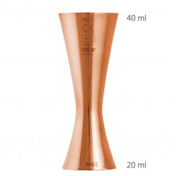 Jigger AERO ROSE GOLD 20 /40ml CE Marked [UrbanBAR] Volume Measure, Metal