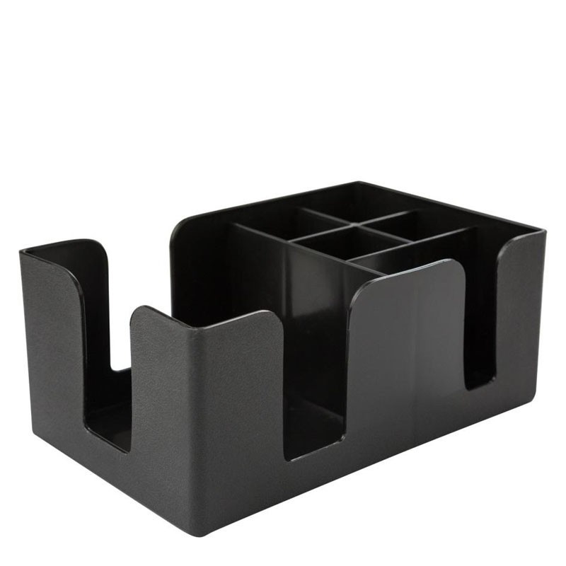 Napkin Organizer, BLACK - Bar Caddy Plastic