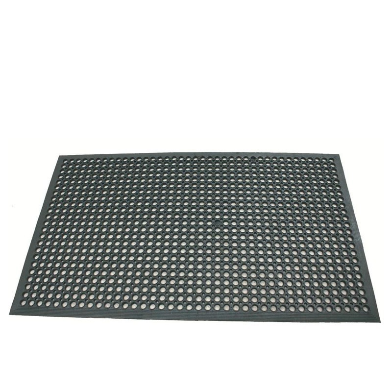 BLACK Floor Mat 152,5 *92,5cm - Non-Slip Rubber 9980152