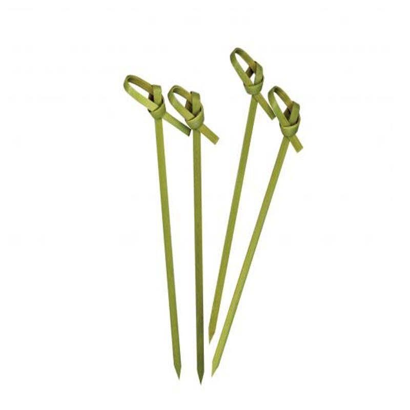 BAMBOO Skewers - Looped SWORD (Set of 100 pcs!) Fingerfood / Cocktail Decor