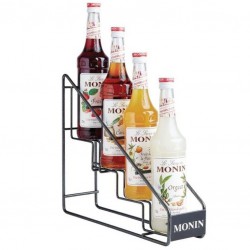 4 Üveges [MONIN] Fém Állvány