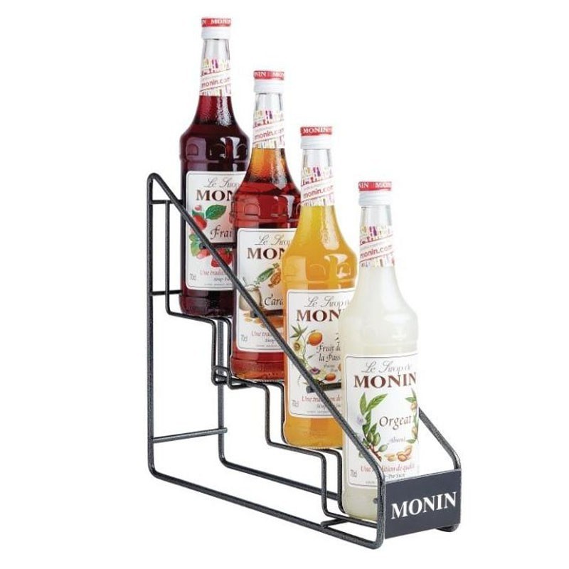 4 Üveges [MONIN] Fém Állvány