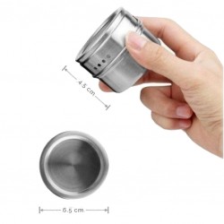 Metal Storage Jar for SPICES, with Magnetic Base