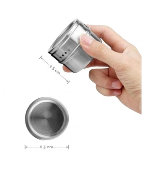 Metal Storage Jar for SPICES, with Magnetic Base