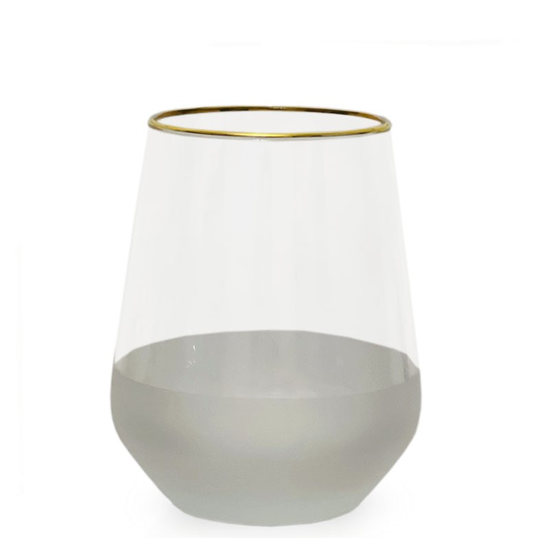 "Gold Rim" - Tumbler glass, 420ml