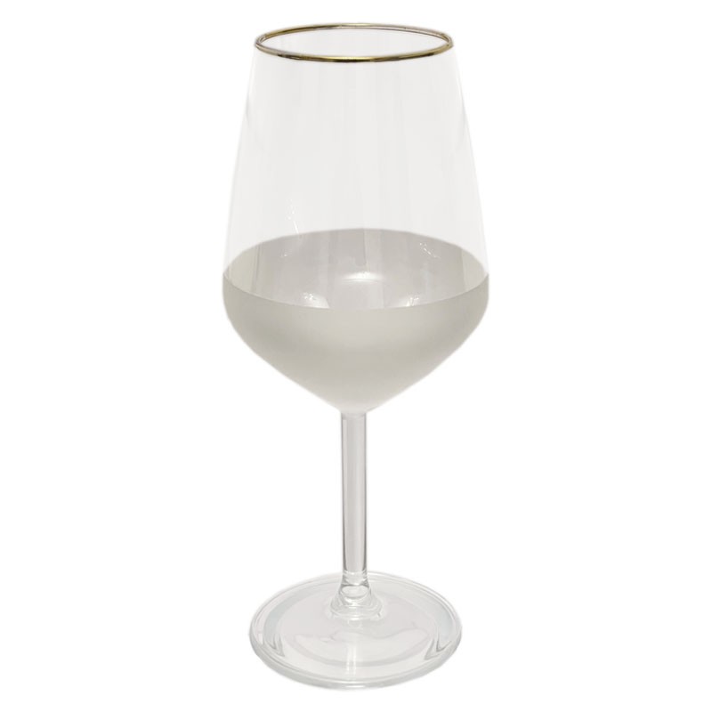 "Gold Rim" - Wine glass, 490ml