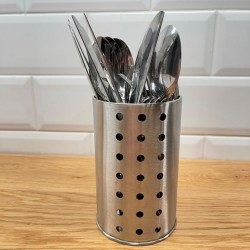 PERFORATED Metal Cutlery Drainer