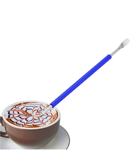 BLUE Latte Art Pen [MOTTA] for Cappuccino Decoration