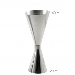 Mr SLIM 20 /40 ml Jigger (REPLIKA) [THE BARS] Japán Stílusú Koktélmérce