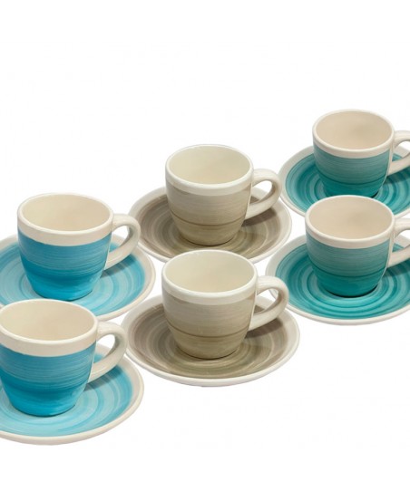 ESPRESSO Set - ALMEIDA [TOGNANA] MULTICOLOR Ceramic, 100ml