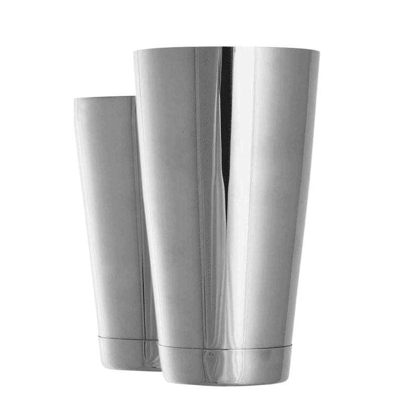GINZA TIN + TIN Boston Shaker [UrbanBAR] – Weighted Stainless Steel Set
