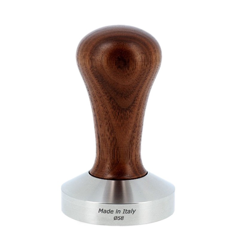 Coffee Tamper 58 Ø [MOTTA] with ITALIAN WALNUT Handle