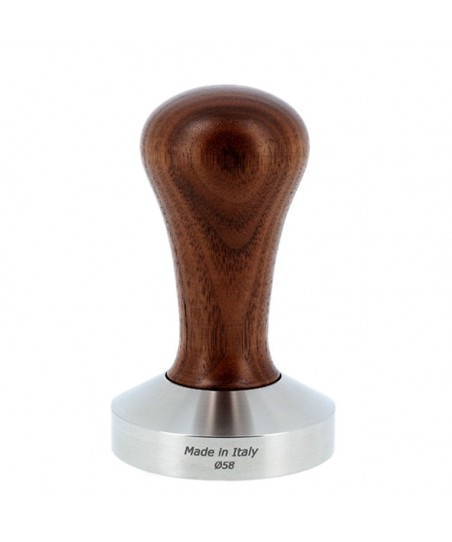 Coffee Tamper 58 Ø [MOTTA] with ITALIAN WALNUT Handle