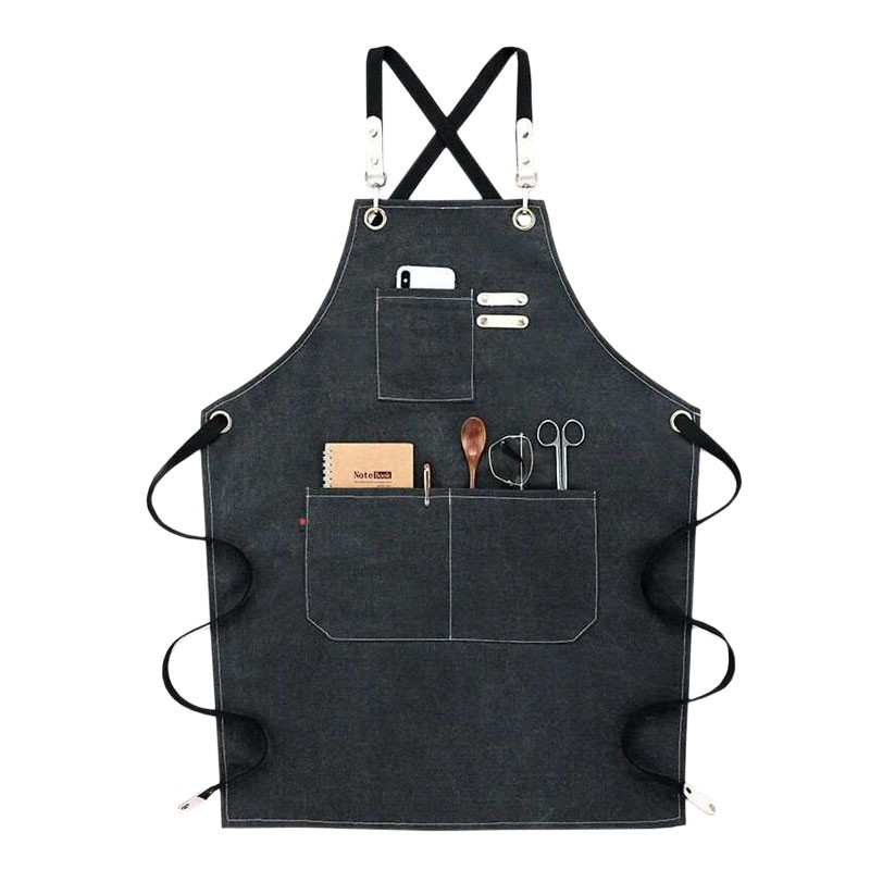 Canvas Apron [BARISTA LINE] black