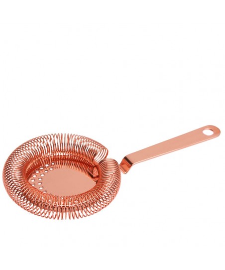 RÉZ színű Hawthorne Koktél Spirálszűrő [MEZCLAR] Cocktail Strainer