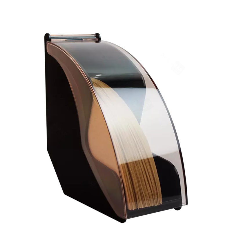 V60 Paper Filter Dispenser Rack [BARISTA LINE] Plastic Stand with Dustproof Cover